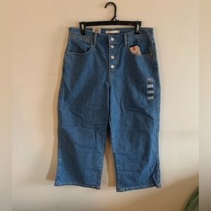 Levi’s mile high cropped jeans
